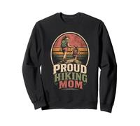 Proud Hiking Mom Hiker For Her Retro Sweatshirt