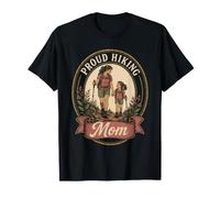 Proud Hiking Mom Hiker for Her Retro T-Shirt