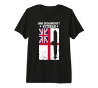 Proud HMS Dreadnought Veteran British Military Submarine Premium T-Shirt