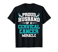 Proud Husband of a Cervical Cancer Warrior Value Graphic T-Shirt