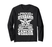 Proud Husband Of A Neuroendocrine Cancer Warrior Awareness Long Sleeve T-Shirt