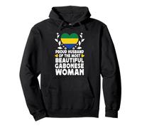 Proud Husband of Beautiful Gabonese Wife Gabon Flag Pullover Hoodie