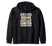 Proud Husband of Brilliant Lawyer She Bought This Zip Hoodie