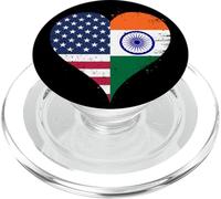 Proud Indian American on Independence Day An India USA Flag PopSockets PopGrip for MagSafe
