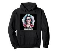 Proud Indian woman for India fans Pullover Hoodie