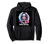 Proud Indian woman for India fans Pullover Hoodie