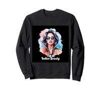 Proud Indian woman for India fans Sweatshirt