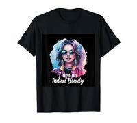 Proud Indian Woman for India Fans T-Shirt
