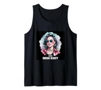 Proud Indian Woman for India Fans Tank Top