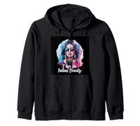 Proud Indian woman for India fans Zip Hoodie