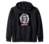 Proud Indian woman for India fans Zip Hoodie