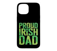 Proud Irish Dad Clover Gift Case for iPhone 15