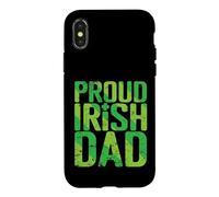 Proud Irish Dad Clover Gift Case for iPhone X/XS
