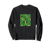 Proud Irish Dad Clover Gift Sweatshirt