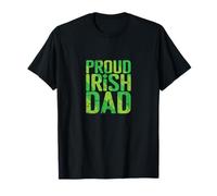 Proud Irish Dad Clover Gift T-Shirt
