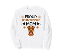 Proud Irish Mom Irish Terrier Dog Lover Sweatshirt