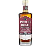 Proud Irish Single Malt Irish Whiskey - 700 ml, 40% ABV - Triple-Distilled Irish Malt with Orchard Fruit, Cereal & Clove Finish