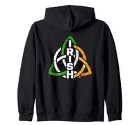Proud Irish St Patricks Day Irish Roots Festivals Parties Zip Hoodie