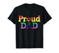 Proud Jewish Family Gay Rainbow Flag Star of David Gay Pride T-Shirt