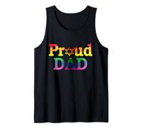 Proud Jewish Family Gay Rainbow Flag Star of David Gay Pride Tank Top