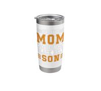 Proud Karate Mom Black Belt Son Martial Arts Practitioner Stainless Steel Insulated Tumbler