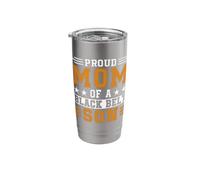 Proud Karate Mom Black Belt Son Martial Arts Practitioner Stainless Steel Insulated Tumbler