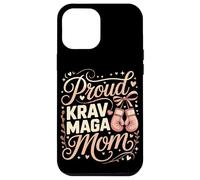 Proud Krav Maga Mom Pink Boxing Gloves Heart Case for iPhone 12 Pro Max