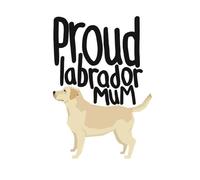Proud Labrador Mum Women's T-Shirt - White - L - White