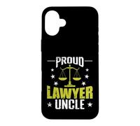 Proud Lawyer Uncle Legal Eagle Pride Case for iPhone 16 Plus