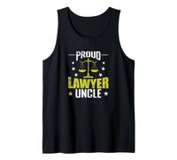 Proud Lawyer Uncle Legal Eagle Pride Tank Top