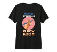 Proud Lefty Give Me Some Elbow Room Funny Left Hander Premium T-Shirt