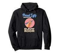 Proud Lefty Give Me Some Elbow Room Funny Left Hander Pullover Hoodie