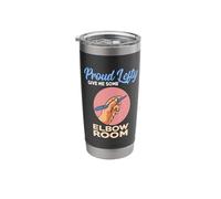 Proud Lefty Give Me Some Elbow Room Funny Left Hander Stainless Steel Insulated Tumbler