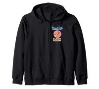 Proud Lefty Give Me Some Elbow Room Funny Left Hander Zip Hoodie