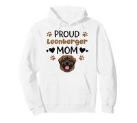 Proud Leo Mom Leonberger Dog Lover Pullover Hoodie