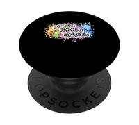 Proud Little Artist Kid Cute Doodle Art Paint Hobby PopSockets Adhesive PopGrip