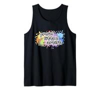 Proud Little Artist Kid Cute Doodle Art Paint Hobby Tank Top