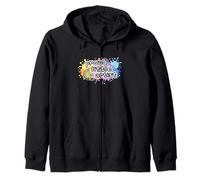 Proud Little Artist Kid Cute Doodle Art Paint Hobby Zip Hoodie