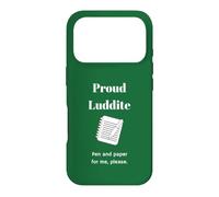Proud Luddites Like Pen and Paper Case for iPhone 17 Pro