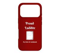 Proud Luddites Like Real Notebooks Case for iPhone 17 Pro