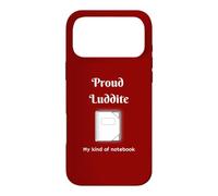 Proud Luddites Like Real Notebooks Case for iPhone 17 Pro Max