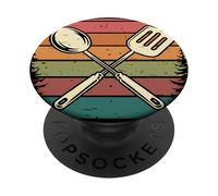 Proud Lunch Lady Quote Superheroes Without Capes Saying PopSockets Adhesive PopGrip