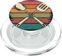 Proud Lunch Lady Quote Superheroes Without Capes Saying PopSockets PopGrip for MagSafe