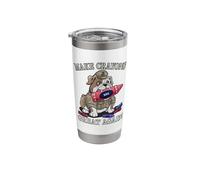 Proud Make Crayons Great Again My Corp Team Military Jarhead Stainless Steel Insulated Tumbler