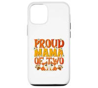 Proud Mama of Two Dogs Retro Corgi Mom Paw Print Style Case for iPhone 12/12 Pro