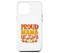 Proud Mama of Two Dogs Retro Corgi Mom Paw Print Style Case for iPhone 12 Pro Max