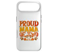 Proud Mama of Two Dogs Retro Corgi Mom Paw Print Style Case for iPhone Air