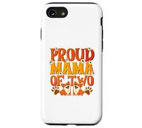 Proud Mama of Two Dogs Retro Corgi Mom Paw Print Style Case for iPhone SE (2020) / 7/8