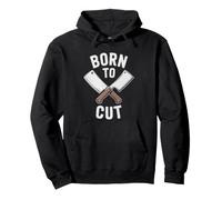Proud Meat Cutter Born Cut Primal Butcher Cuts Pullover Hoodie