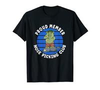 Proud Member Nose Picking Club - Cute Troll Nose Picker T-Shirt